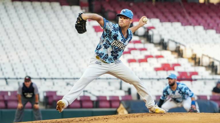 Jeff Kinley tuvo una sólida salida de cuatro innings por Algodoneros de Guasave.