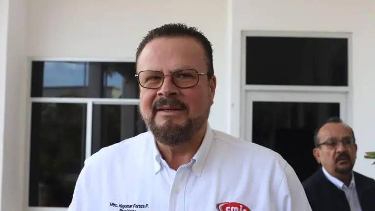 Hugomar Peraza Ponce informa del festejo de la Cámara Mexicana de la Industria de la Construcción en Sinaloa Sur.