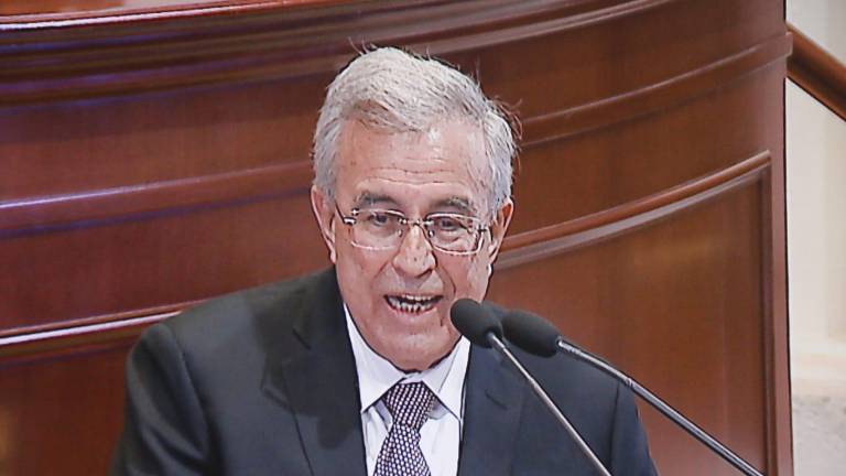 El Gobernador Rubén Rocha Moya.