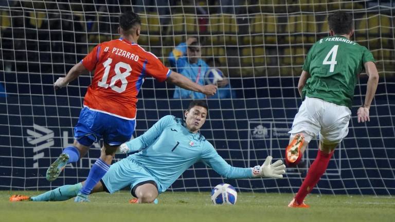 El portero Fernando Tapia fue figura de la Selección Mexicana pese a la derrota ante Chile.