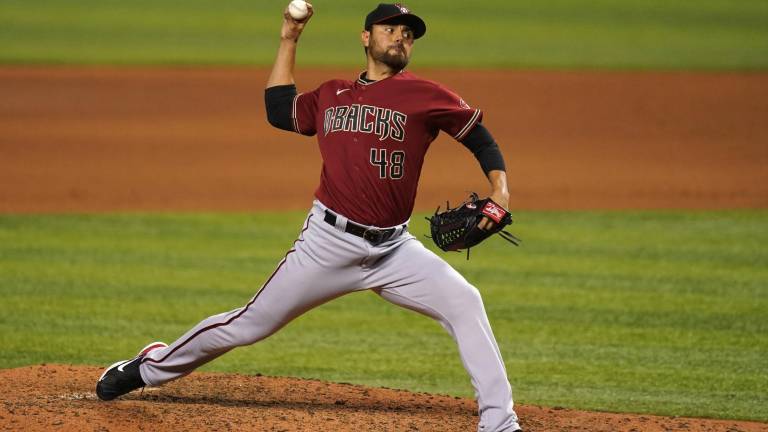 Joakim Soria ya tiene cuatro salvamentos con los Diamondbacks de Arizona.