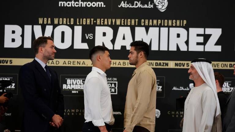 Bivol y Ramírez se topan este sábado.
