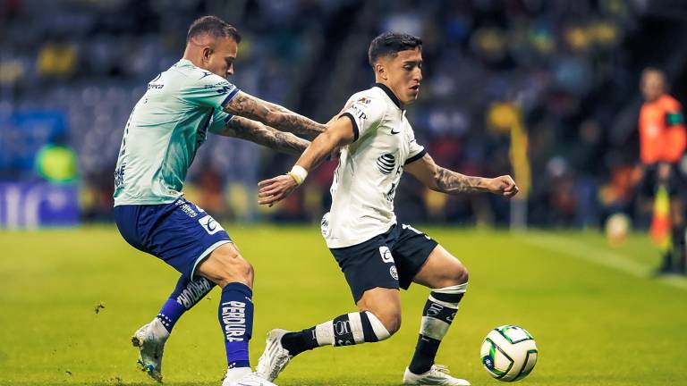 América y Puebla empatan a dos.