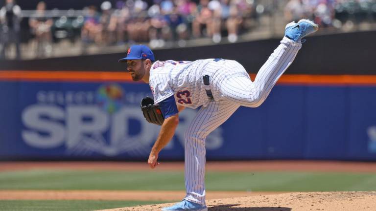 David Peterson lució en el montículo por los Mets de Nueva York.