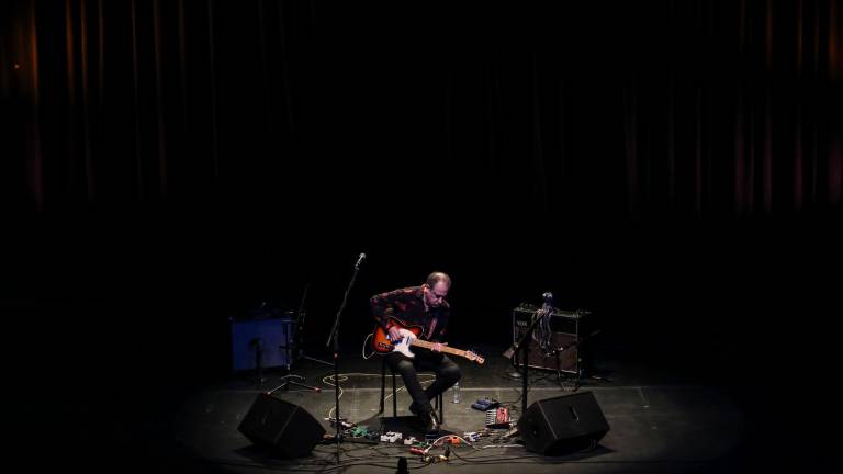 Alejandro Marcovich, durante su concierto en Culiacán.