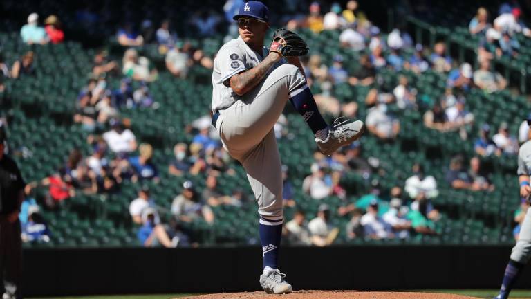 El lanzador sinaloense Julio Urías.