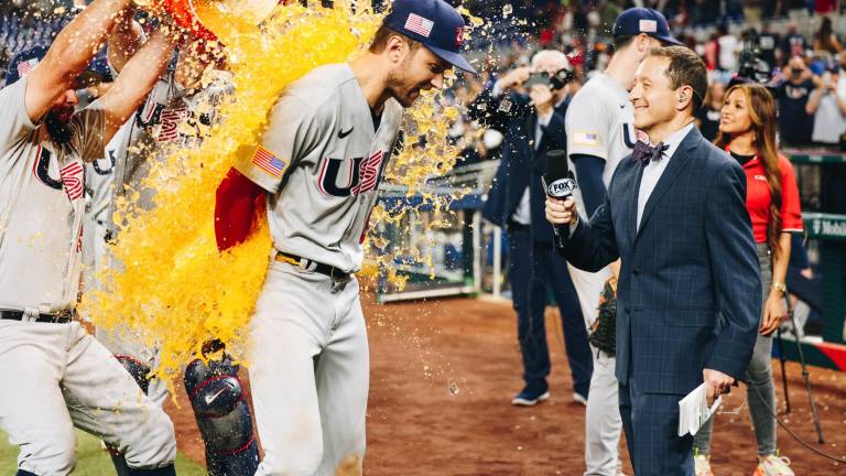 Los peloteros estadounidenses han gozado el ambiente del Clásico Mundial de Beisbol.