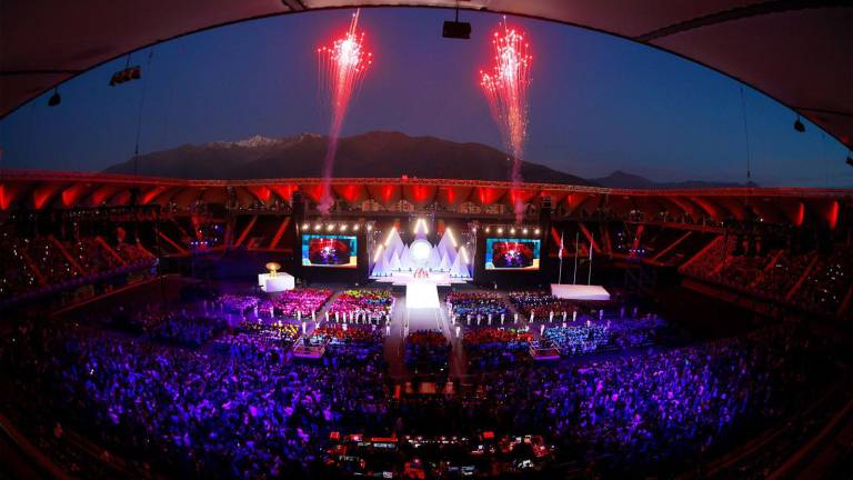 El Estadio Bicentenario de la Florida albergó la Clausura.