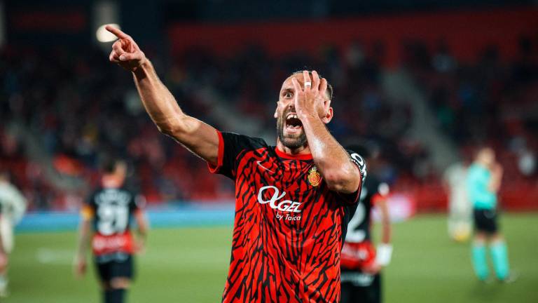 Vedat Muriqi le dio ventaja momentánea al Mallorca, que sin embargo terminó por empatar.