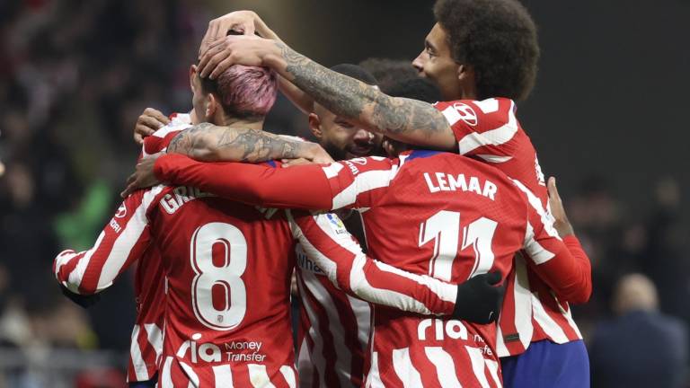 Atlético de Madrid le pasó por encima al Sevilla para ascender al tercer lugar en la clasificación.