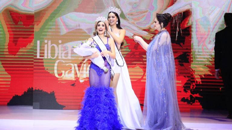 Libia Gavica Farriols es coronada como la nueva Mexicana Universal Sinaloa 2023.