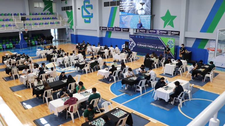 Las instalaciones del Colegio SAM fueron sede del torneo de ajedrez.