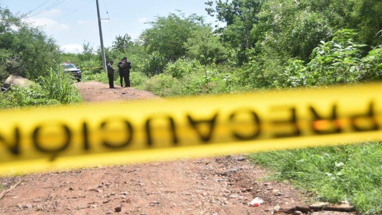 La zona fue acordonada por los uniformados.
