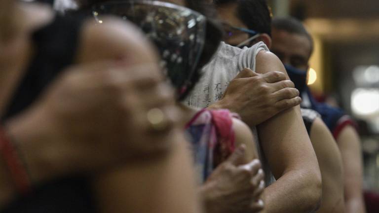 Durante el 2021, millones de personas fueron vacunadas en el País. La imagen fue tomada en la Biblioteca Vasconcelos de la Ciudad de México.