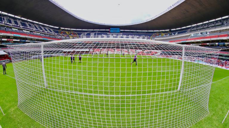 El Estadio Azteca.