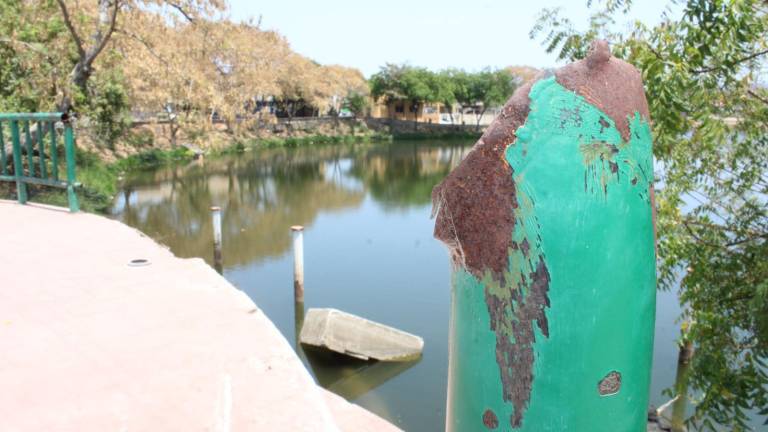 Desde hace cuatro años, el mirador de la Laguna del Iguanero, en Rosario, está en mal estado.