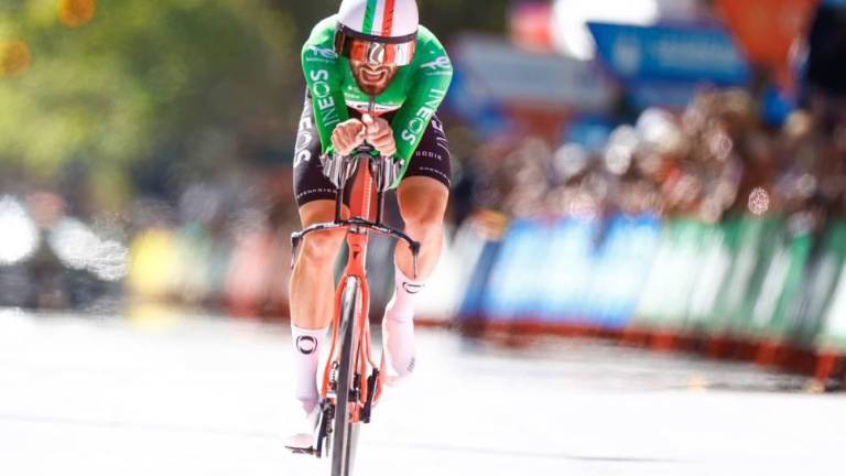 Dos años después de su última victoria en estas mismas calles, el italiano Filippo Ganna volvió a brillar en La Vuelta 25 al ganar la 18ª etapa.