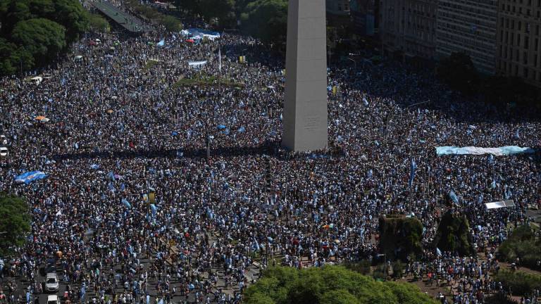 En Buenos Aires los festejos están a todo lo que da.