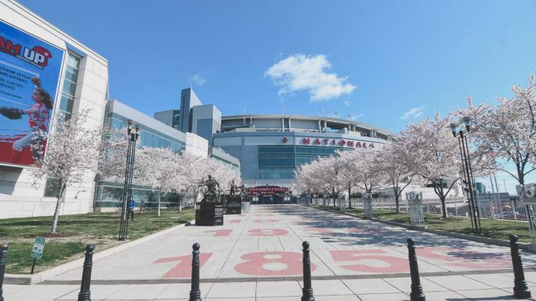 El Nationals Park, sede de los Nacionales de Washington.
