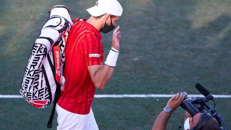 Dominic Thiem tiene una lesión una muñeca.