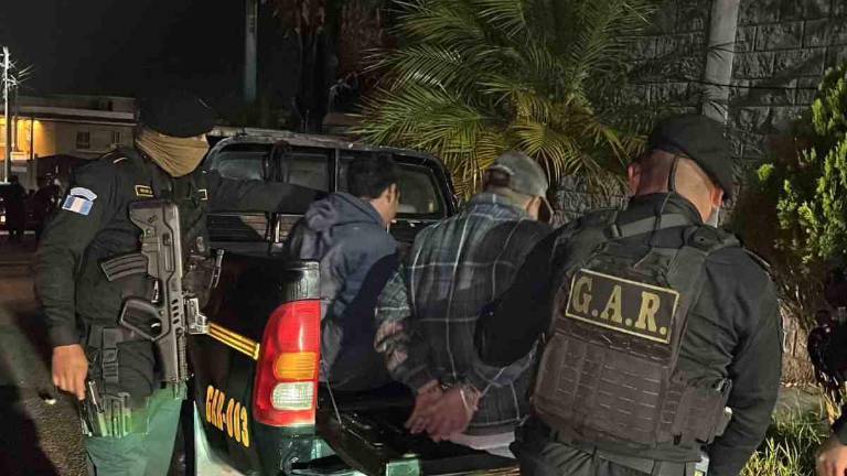 Detuvieron a un mexicano y tres guatemaltecos durante el operativo.