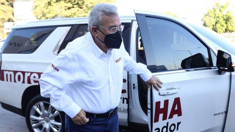 El candidato de Morena al Gobierno de Sinaloa, Rubén Rocha Moya.
