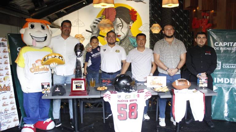 Se presenta la nueva campaña de la Liga de Futbol Americano de Sinaloa.