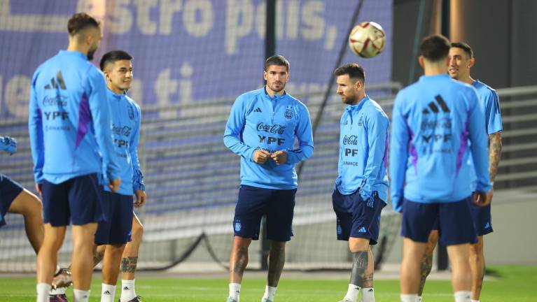 Argentina prepara su duelo ante Croacia.