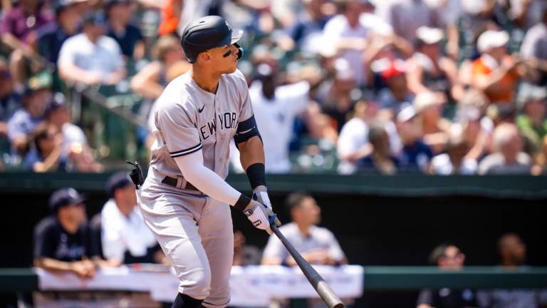 Aaron Judge tiene siete jonrones en sus últimos nueve partidos.