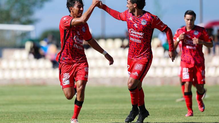Edson Velázquez (186) fue el autor del gol que le dio un punto a la Armería Sub 21 ante el Léon.