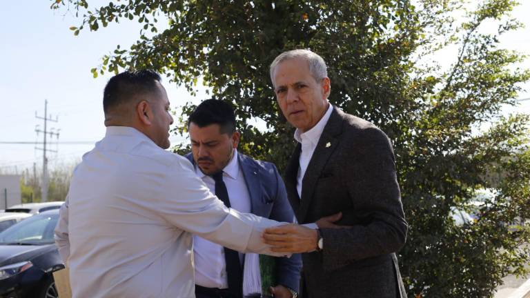 Gerardo Vargas Landeros a su llegada al Centro de Justicia Penal en Culiacán.