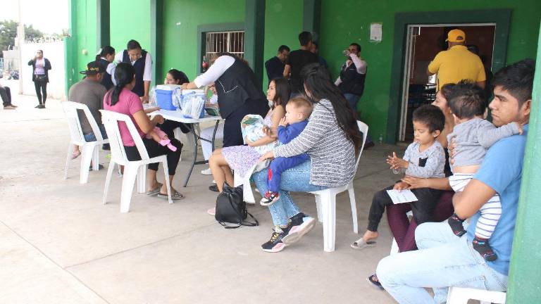 Durante los trabajos se han vacunado alrededor de 2 mil menores.