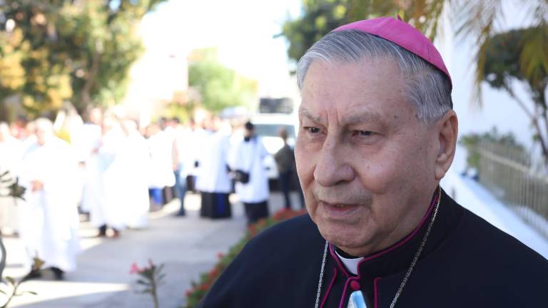 Monseñor Mario Espinosa Contreras, Obispo de la Diócesis de Mazatlán.