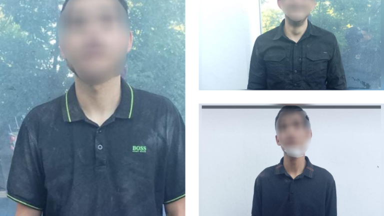 Tres hombres fueron detenidos por policías estatales en posesión de armas en la colonia Ampliación Antonio Toledo Corro.