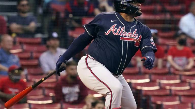 Pablo Sandovla tuvo un regreso exitoso a Boston, pero con Atlanta.