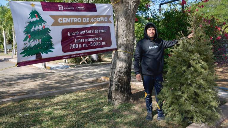 Los centros de acopio estarán disponibles hasta el 31 de enero.