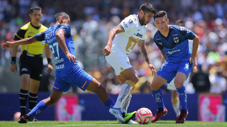 Pumas y Rayados no pasaron del empate a un gol en Ciudad Universitaria.