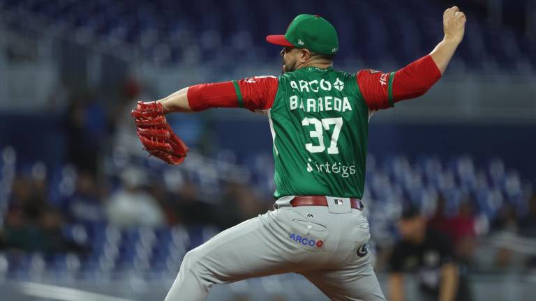 Manny Barreda fue el abridor del último juego de México en la Serie del Caribe Miami 2024.