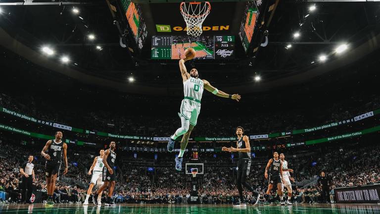 Jayson Tatum fue la figura de Boston.