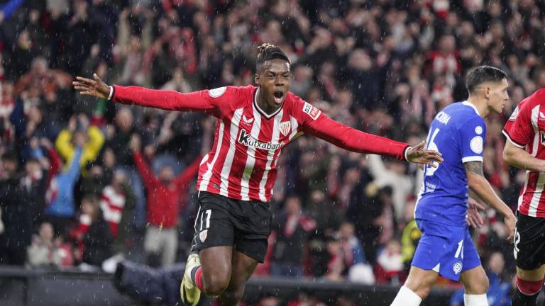 Athletic Club avanza por global de 4-0.