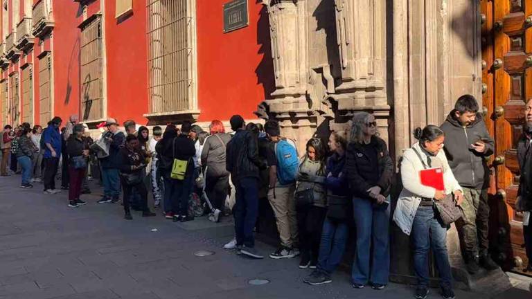Palacio Nacional se puede visitar sólo en viernes y con un cupo limitado de personas.