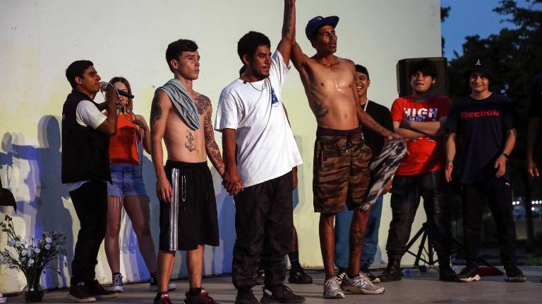 Las Batallas de Break Dance se llevaron a cabo en el ágora Rosario Castellanos.