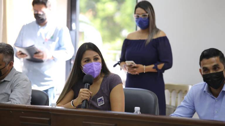 La regidora América Cinthia Carrasco Valenzuela.
