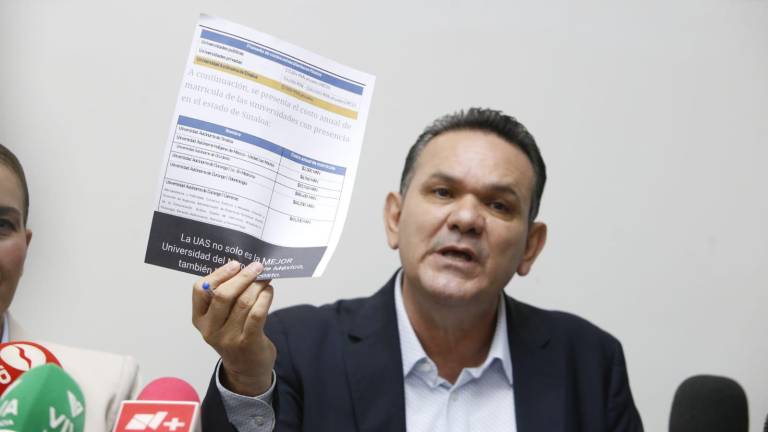 El Diputado local por Movimiento Ciudadano, Sergio Torres Félix, afirma que sale más cara la educación en la UAS que en escuelas privadas.