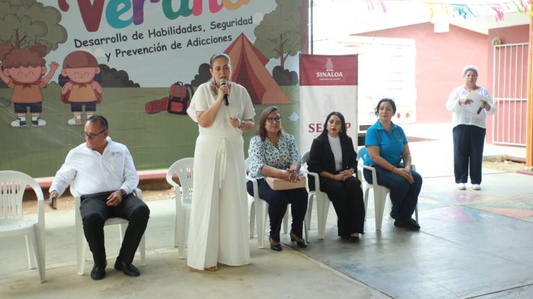 Autoridades dieron banderazo al inicio de los Cursos de Verano “Desarrollo de habilidades, seguridad y prevención de adicciones”.