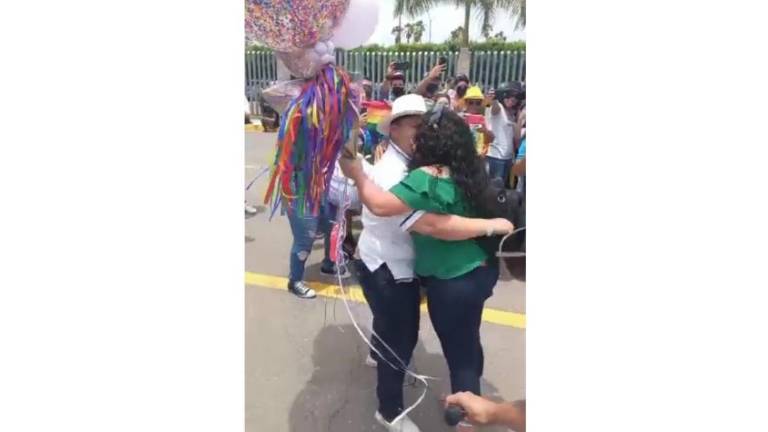 La celebración no se hizo esperar.