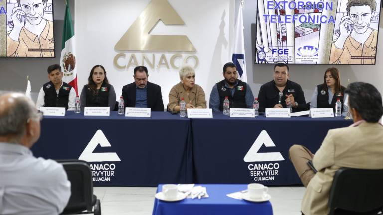 La Canaco Culiacán organizó una jornada de capacitación ante la extorsión telefónica.