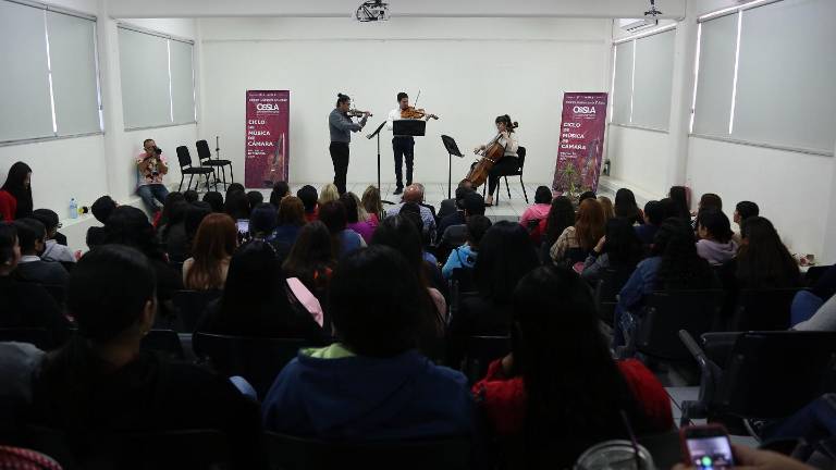 El concierto de cámara de la OSSLA se llevó a cabo en la UPES.