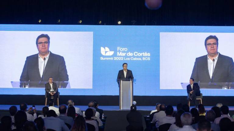 Agustín Coppel Luken en la inauguración del Summit 2022 Misión Prosperidad que se realiza en Los Cabos.