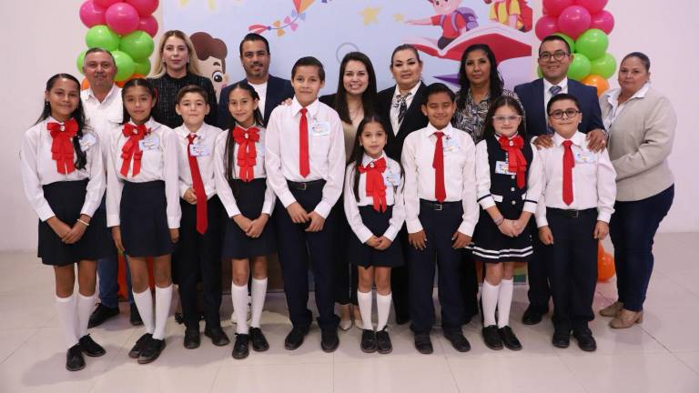 Los pequeños de la escuela primaria Laura Aguilar Barraza fueron los ganadores.